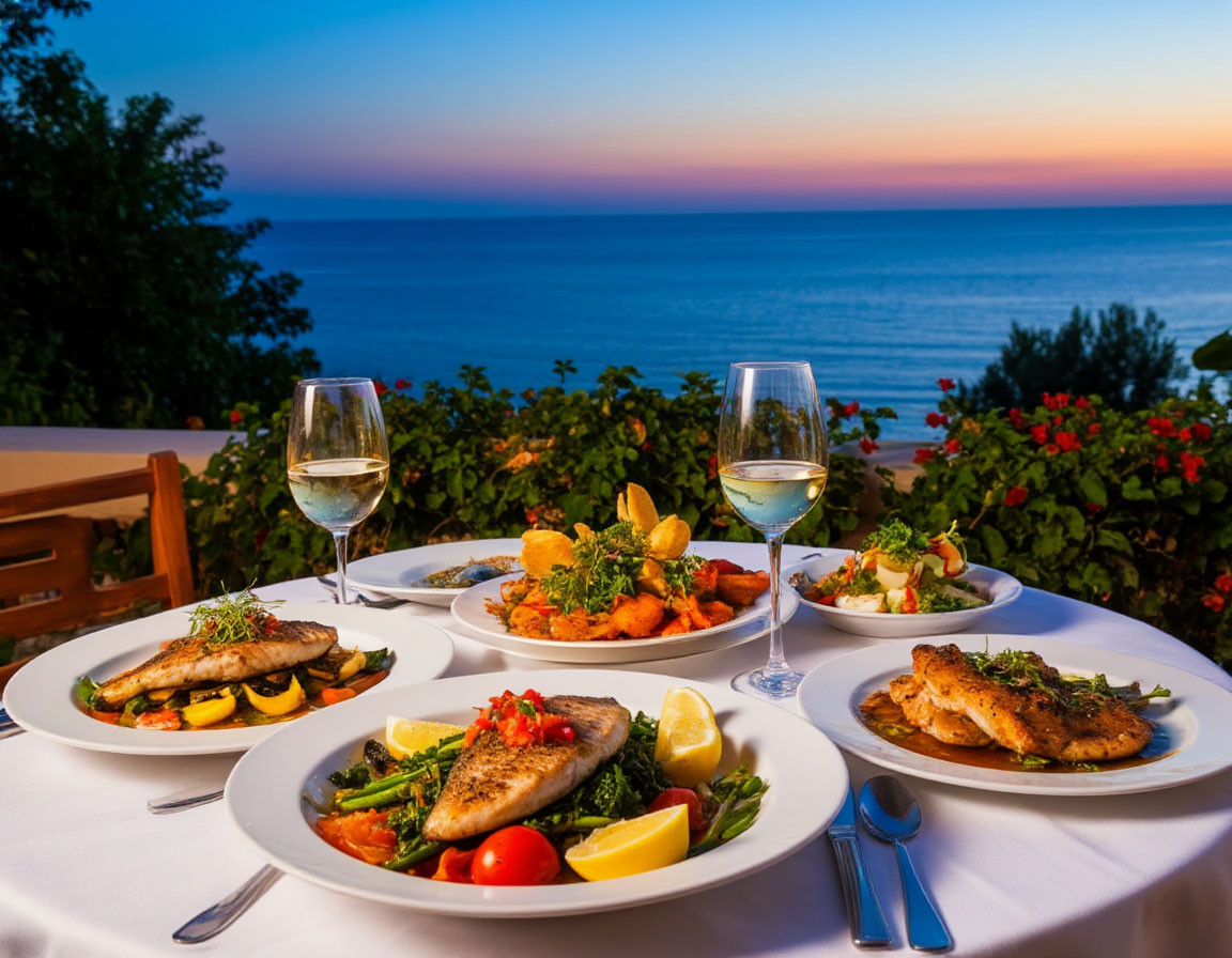 &nbsp;uzhin-s-vidom-na-more-i-rybnymi-blyudami